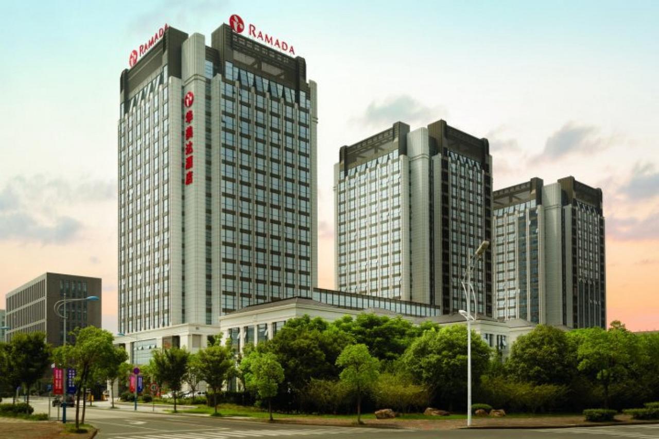 Ramada Jiaxing Hotell Exteriör bild